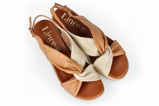 SANDALIA FLORENCIA IRIS BEIG