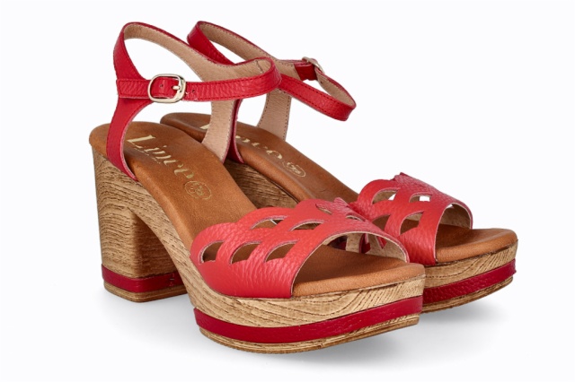 SANDALIA BUGUI ROJO
