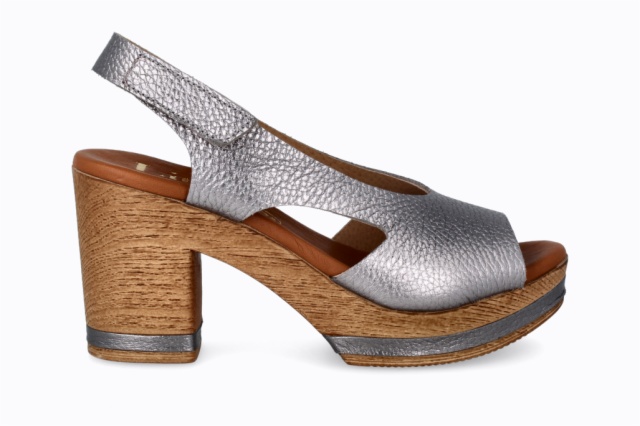 SANDALIA FLOTTER PLATA CAPRI OCRE