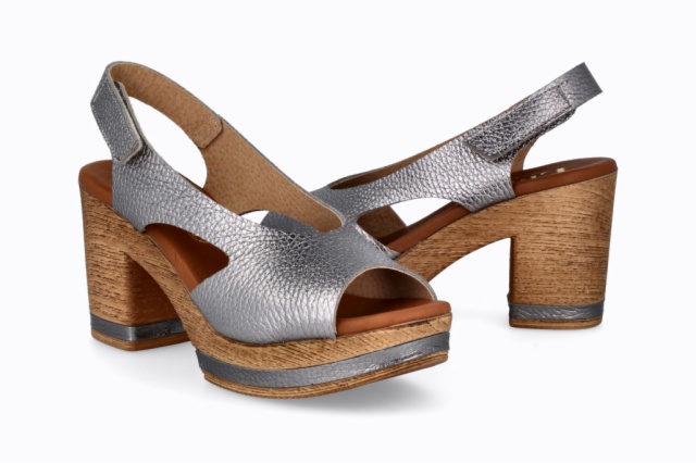 SANDALIA FLOTTER PLATA CAPRI OCRE