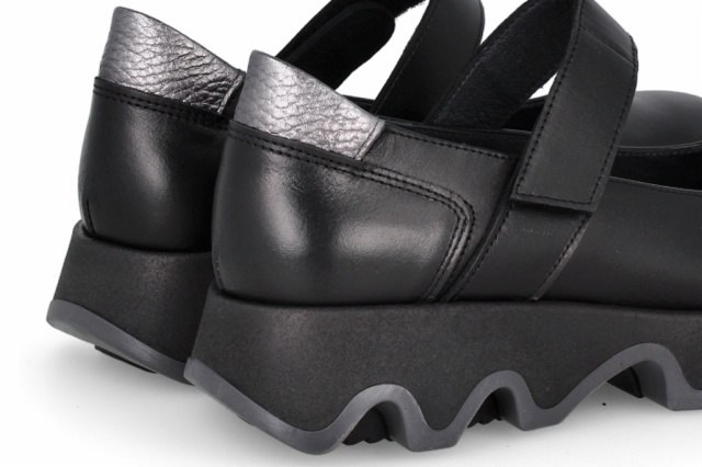 MERCEDES VELVET OLA NEGRO GRIS