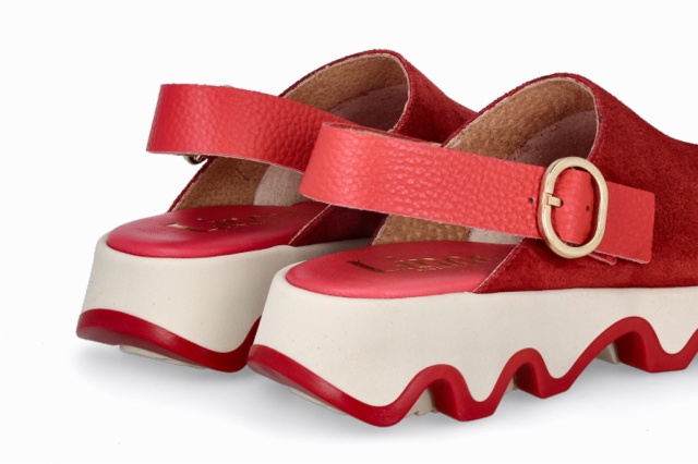 V51009PIEL SERRAJE ROJOH.594 TD OLA BEIG ROJO