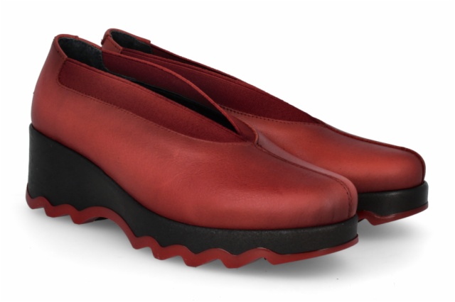 I51406PIEL VELVET ROJOH.416 MATI NEGRO BURDEOS