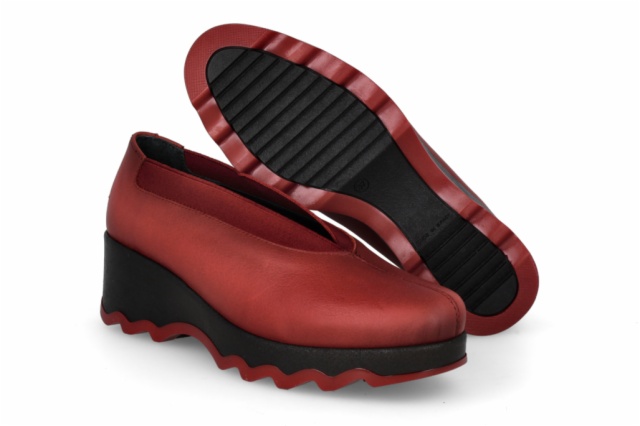 ZAPATO MATI NEGRO BURDEOS