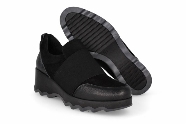 BOTÍN BILLY MATI NEGRO GRIS