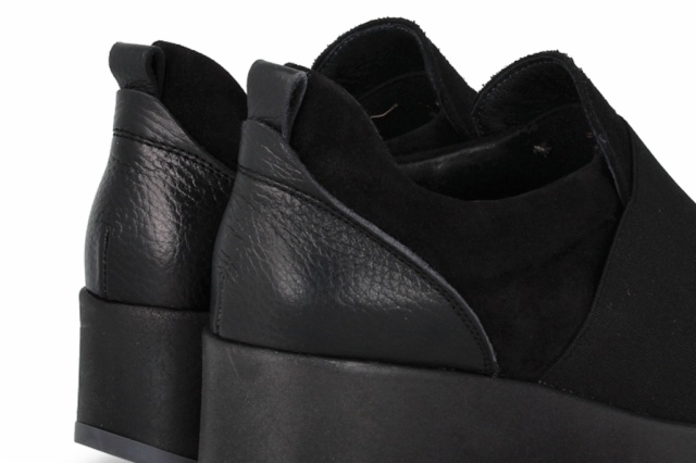 BOTÍN BILLY MATI NEGRO GRIS