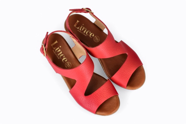 SANDALIA BUGUI ROJO CERDEÑA OCRE