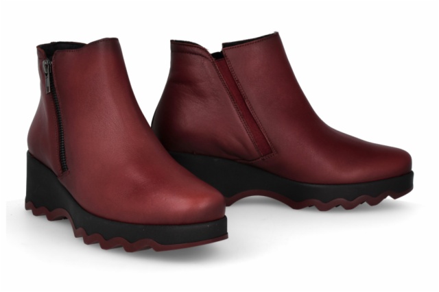 I51801PIEL VELVET ROJOH.486 MATI NEGRO BURDEOS