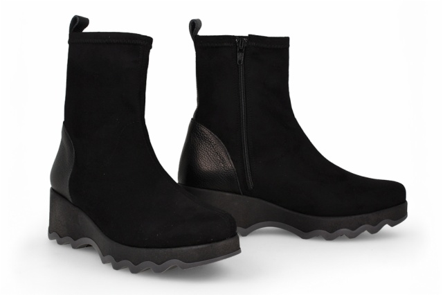 BOTÍN LICRA DAINO MATI NEGRO GRIS