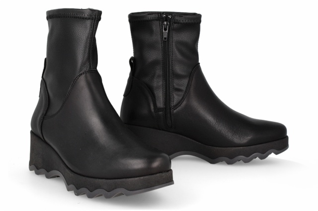 BOTÍN BILLY MATI NEGRO GRIS