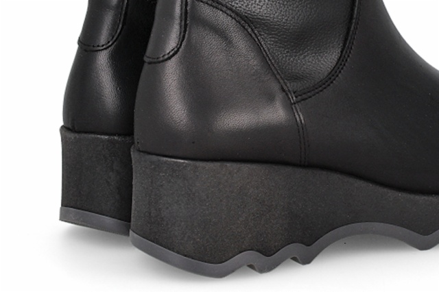 BOTÍN BILLY MATI NEGRO GRIS