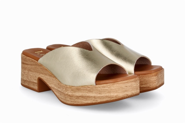 V52551PIEL METALIZADO PLATINOH.399 ABRIL OCRE
