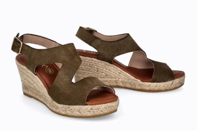 SANDALIA SERRAJE KAKI YUSTE NATURAL