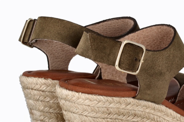 SANDALIA SERRAJE KAKI YUSTE NATURAL