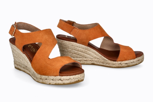 SANDALIA NARANJA YUSTE NATURAL