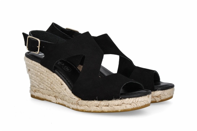 SANDALIA NEGRO YUSTE NATURAL