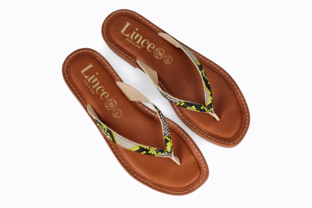 SANDALIA PITON FLUOR AMARILLO LANKA OCRE