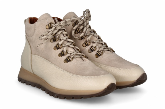 BOTÍN BILLY VENTURA CREMA MARRON