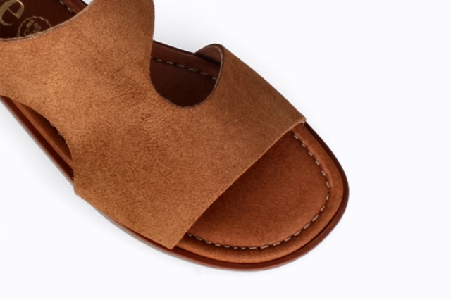 SANDALIA SERRAJE CUERO ARUBA OCRE