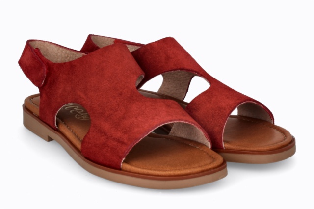 SANDALIA SERRAJE ROJO ARUBA OCRE