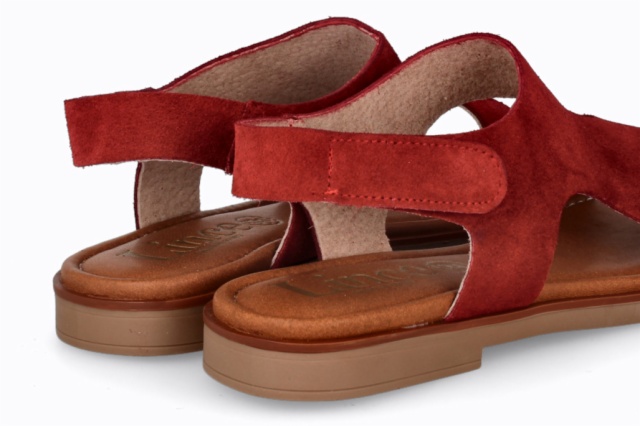 SANDALIA SERRAJE ROJO ARUBA OCRE