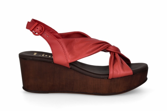 SANDALIA FLORENCIA ROJO CANDELA NUEZ