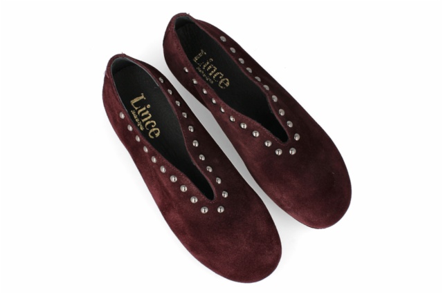 ZAPATO ABOTINADO BURDEOS TIANA NEGRO