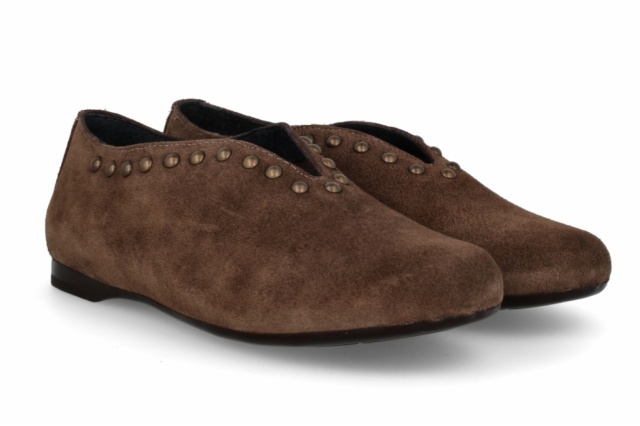 ZAPATO ABOTINADO TOPO TIANA MARRON