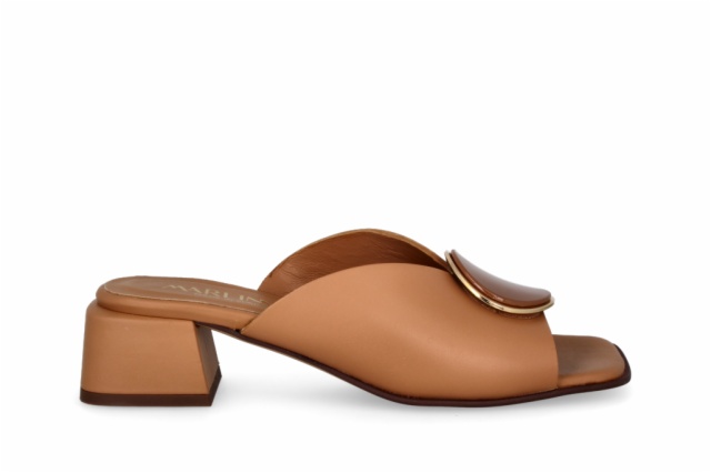 SANDALIA TACÓN FLORENCIA CAMEL