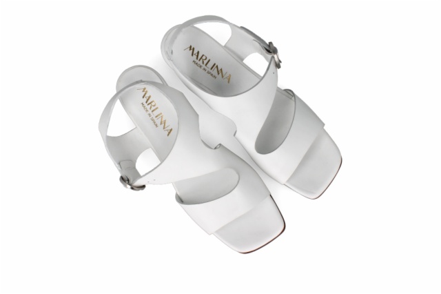 SANDALIA FLORENCIA BLANCO NINA