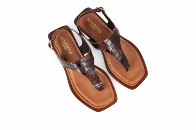 SANDALIA RABAT CASIA MARRON