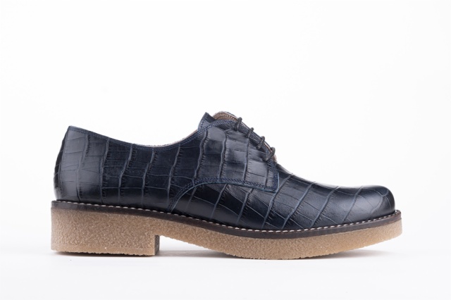 BLUCHER PIEL AZUL