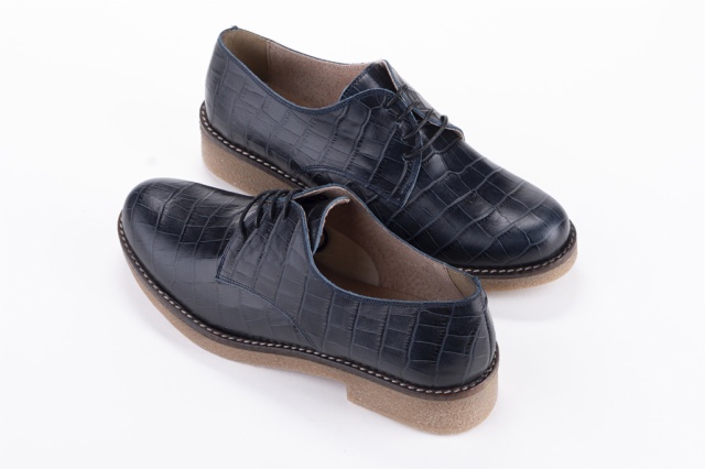 BLUCHER PIEL AZUL