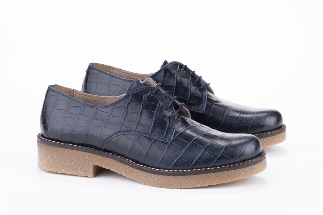 BLUCHER PIEL AZUL