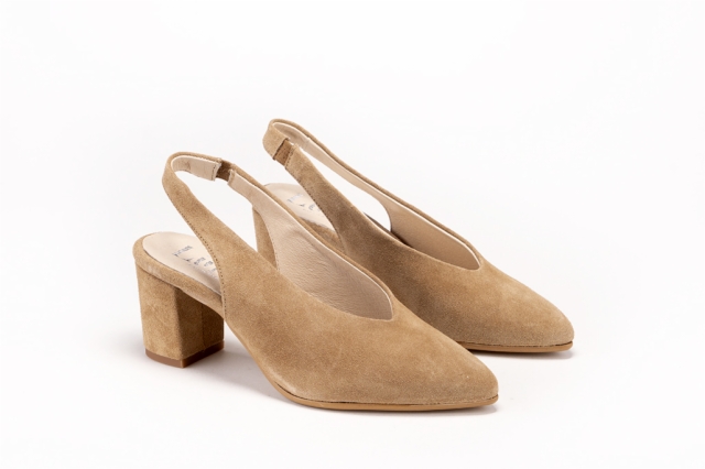 ZAPATO SALON TACON  CAMEL