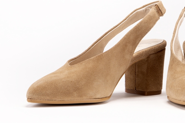 ZAPATO SALON TACON  CAMEL
