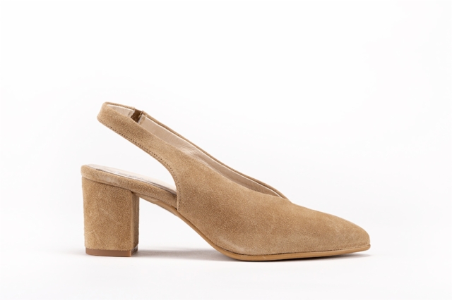 ZAPATO SALON TACON  CAMEL
