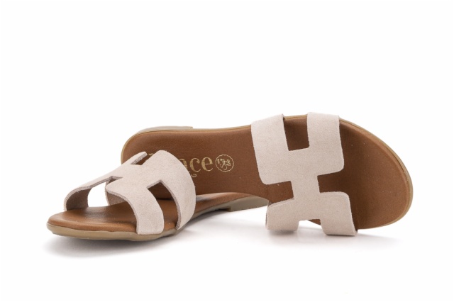 V92802PIEL BRILLANTE BLANCOH.020 ATENEA OCRE