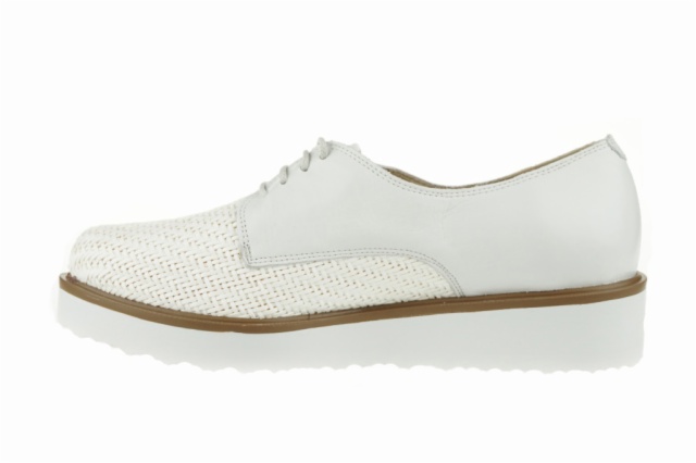 BLUCHER TRENZADO BLANCO